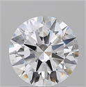 Natural Diamond 2.01 Carats, Round with Excellent Cut, F Color, VS1 Clarity and Certified by GIA