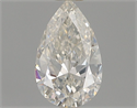 Natural Diamond 0.40 Carats, Pear with  Cut, H Color, SI1 Clarity and Certified by GIA