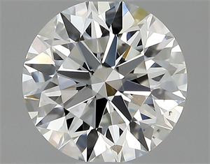 Picture of Natural Diamond 0.80 Carats, Round with Excellent Cut, F Color, VS2 Clarity and Certified by GIA
