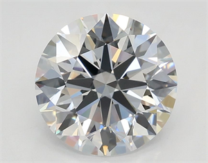 Picture of Lab Grown Diamond 2.01 Carats, Round with Excellent Cut, D Color, VS1 Clarity and Certified by GIA