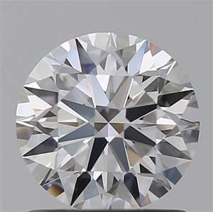 Picture of Lab Grown Diamond 1.01 Carats, Round with Ideal Cut, D Color, VS2 Clarity and Certified by IGI