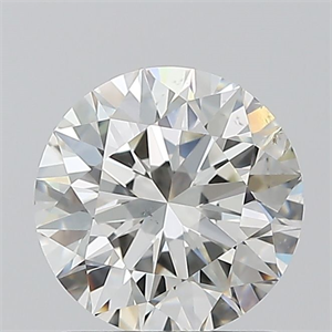 Picture of Natural Diamond 1.14 Carats, Round with Excellent Cut, I Color, SI1 Clarity and Certified by GIA