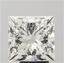 Natural Diamond 5.03 Carats, Princess with  Cut, H Color, VS2 Clarity and Certified by GIA