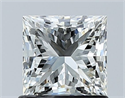 Natural Diamond 1.01 Carats, Princess with  Cut, I Color, VS2 Clarity and Certified by GIA