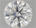 Natural Diamond 0.72 Carats, Round with Excellent Cut, G Color, SI2 Clarity and Certified by GIA