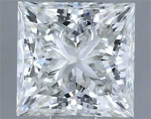 Foto Diamante Natural 1.51 quilates, Princesa , Color H, claridad SI1 y certificado IGI de
