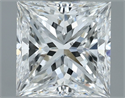 Natural Diamond 1.22 Carats, Princess with  Cut, F Color, VS2 Clarity and Certified by IGI