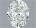 Natural Diamond 0.70 Carats, Oval with  Cut, G Color, VVS2 Clarity and Certified by GIA