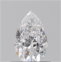 Diamante Natural 0.50 quilates, De pera , Color D, claridad VS1 y certificado GIA