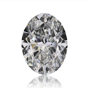 Natural Diamond 0.81 Carats, Oval with  Cut, D Color, VVS1 Clarity and Certified by GIA