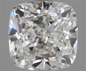 Foto Diamante Natural 2.51 quilates, Del cojín , Color F, claridad VS1 y certificado GIA de