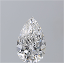 Natural Diamond 4.01 Carats, Pear with  Cut, F Color, VVS2 Clarity and Certified by GIA