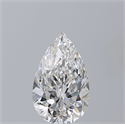 Natural Diamond 4.01 Carats, Pear with  Cut, F Color, VVS2 Clarity and Certified by GIA