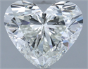 Natural Diamond 2.21 Carats, Heart with  Cut, I Color, SI1 Clarity and Certified by IGI