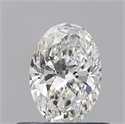 Diamante Natural 0.52 quilates, Ovalado , Color F, claridad VS1 y certificado GIA