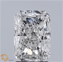 Natural Diamond 2.01 Carats, Radiant with  Cut, H Color, I1 Clarity and Certified by IGI
