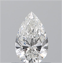 Natural Diamond 0.50 Carats, Pear with  Cut, F Color, VS2 Clarity and Certified by GIA