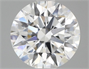Lab Grown Diamond 1.06 Carats, Round with Ideal Cut, E Color, VS1 Clarity and Certified by IGI