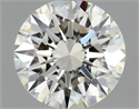 Natural Diamond 0.40 Carats, Round with Excellent Cut, J Color, SI1 Clarity and Certified by GIA