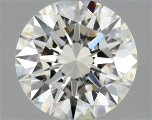 Picture of Natural Diamond 0.40 Carats, Round with Excellent Cut, J Color, SI1 Clarity and Certified by GIA