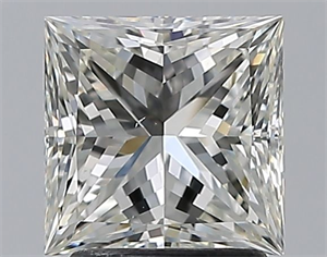 Picture of Natural Diamond 2.00 Carats, Princess with  Cut, J Color, VS2 Clarity and Certified by GIA