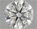 Natural Diamond 0.70 Carats, Round with Very Good Cut, I Color, I1 Clarity and Certified by GIA