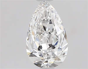 Foto Diamante Natural 0.60 quilates, De pera , Color E, claridad VVS2 y certificado GIA de
