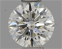 Natural Diamond 0.43 Carats, Round with Excellent Cut, I Color, VS2 Clarity and Certified by IGI