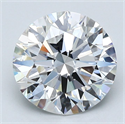 Diamante Natural 2.63 quilates, Redondo , Color E, claridad VVS1 y certificado GIA