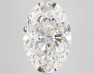 Picture of Natural Diamond 8.09 Carats, Oval with  Cut, F Color, VVS1 Clarity and Certified by GIA