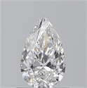 Diamante Natural 0.70 quilates, De pera , Color F, claridad SI1 y certificado GIA
