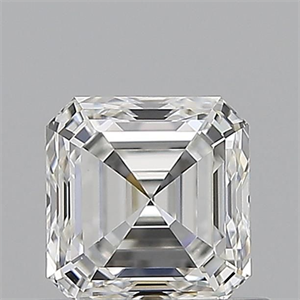 Picture of Natural Diamond 0.70 Carats, Asscher with  Cut, F Color, VS1 Clarity and Certified by GIA