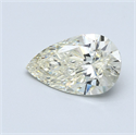 Diamante Natural 4.09 quilates, De pera , Color L, claridad VS1 y certificado GIA