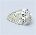 Diamante Natural 4.09 quilates, De pera , Color L, claridad VS1 y certificado GIA