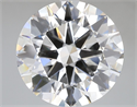 Lab Grown Diamond 7.02 Carats, Round with Excellent Cut, F Color, VVS2 Clarity and Certified by IGI
