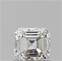 Diamante Natural 0.90 quilates, Asscher , Color H, claridad VVS2 y certificado GIA