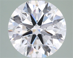 Picture of Lab Grown Diamond 3.03 Carats, Round with Ideal Cut, D Color, VVS1 Clarity and Certified by IGI