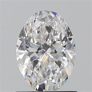 Picture of Natural Diamond 1.01 Carats, Oval with  Cut, E Color, VS1 Clarity and Certified by GIA