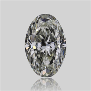 Picture of Natural Diamond 1.01 Carats, Oval with  Cut, L Color, VVS2 Clarity and Certified by GIA