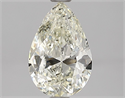 Natural Diamond 0.91 Carats, Pear with  Cut, L Color, SI2 Clarity and Certified by GIA