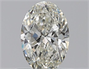 Diamante Natural 0.52 quilates, Ovalado , Color J, claridad VVS1 y certificado GIA