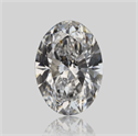 Natural Diamond 0.41 Carats, Oval with  Cut, D Color, VVS2 Clarity and Certified by GIA