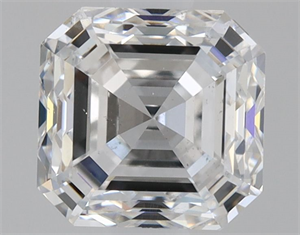 Picture of Natural Diamond 1.01 Carats, Asscher with  Cut, D Color, SI1 Clarity and Certified by GIA