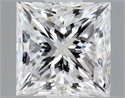 Natural Diamond 0.50 Carats, Princess with  Cut, E Color, SI1 Clarity and Certified by GIA