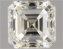 Diamante Natural 1.00 quilates, Asscher , Color J, claridad VVS1 y certificado IGI