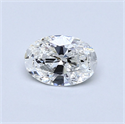 Diamante Natural 0.45 quilates, Ovalado , Color F, claridad VS1 y certificado GIA