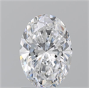 Natural Diamond 1.32 Carats, Oval with  Cut, D Color, SI1 Clarity and Certified by GIA