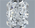 Natural Diamond 0.50 Carats, Radiant with  Cut, F Color, VVS1 Clarity and Certified by GIA