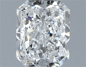 Picture of Natural Diamond 0.50 Carats, Radiant with  Cut, F Color, VVS1 Clarity and Certified by GIA