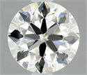 Natural Diamond 0.50 Carats, Round with Excellent Cut, K Color, VVS1 Clarity and Certified by IGI